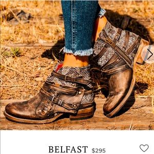 FreeBird “Brand New with Box” Belfast Leather boots
